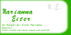 marianna eiter business card